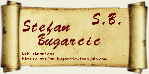Stefan Bugarčić vizit kartica
